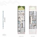 Morocco 4 Bedroom Townhouse Floor Plan