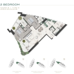 Safa One De Grisogono 2 Bedroom Apartment Floor Plan 2