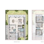 Venice 6 bedroom villa Floor Plan at Damac Lagoons
