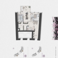 Cavalli Casa Apartments 1 Bedroom Floor Plan 3