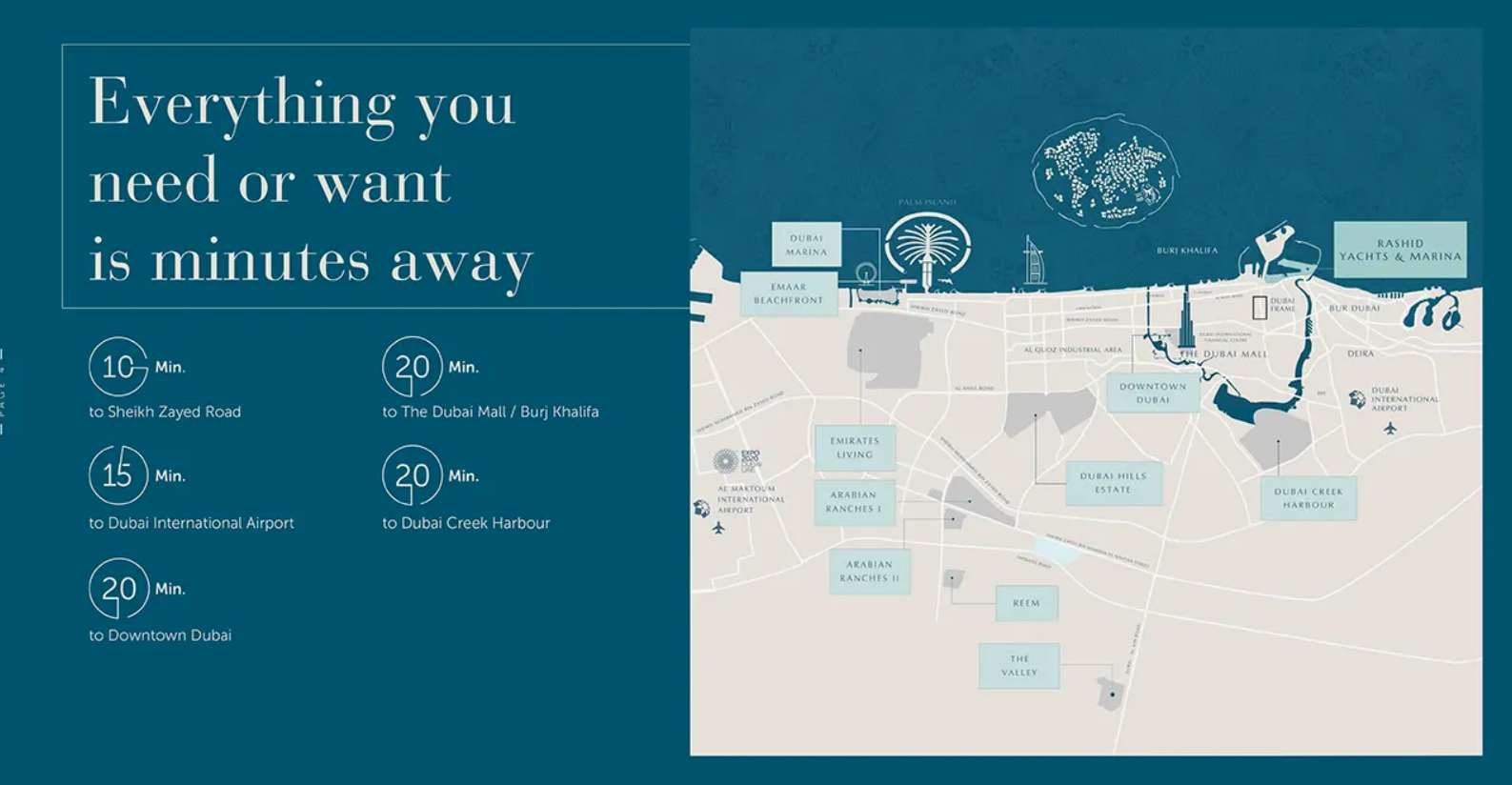 Sunridge by Emaar Location Map