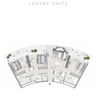 3 Bedroom Apartment Floor Plan at Skyluxe Collection 2