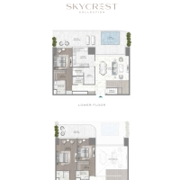 3 Bedroom Apartment Floor Plan at Skyluxe Collection 5