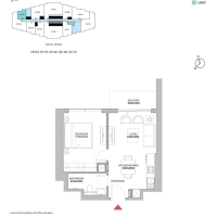320 Riverside Crescent 1 Bedroom Apartments Floor Plan