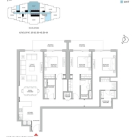 320 Riverside Crescent 3 Bedroom Apartments Floor Plan 2