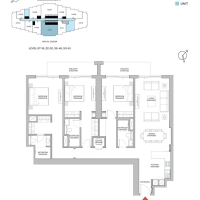320 Riverside Crescent 3 Bedroom Apartments Floor Plan