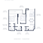 Azizi Central 2 bedroom apartment floor plan 2