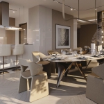 Dining Area at Sobha Seahaven Sky Edition