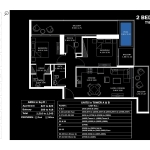 Elitz 2 by Danube 2 Bedroom Apartment Floor Plan