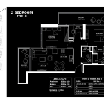 Elitz 2 by Danube 2 Bedroom Apartment Floor Plan 2
