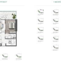 Golf Greens 1 Bedroom Apartment Floor Plan 3