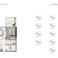 Golf Greens 1 Bedroom Apartment Floor Plan 5