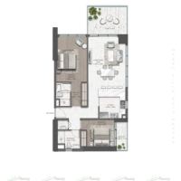Golf Greens 2 Bedroom Apartment Floor Plan 5