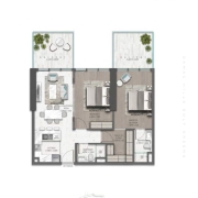 Golf Greens 2 Bedroom Apartment Floor Plan 7