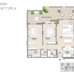 Lamtara 2 bedroom apartment floor plan