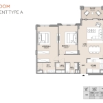 Lamtara 2 bedroom apartment floor plan 4