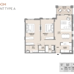 Lamtara 2 bedroom apartment floor plan 7