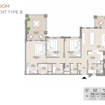 Lamtara 3 bedroom apartment floor plan 2