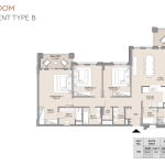 Lamtara 3 bedroom apartment floor plan 5