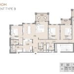 Lamtara 4 bedroom apartment floor plan