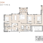 Lamtara 4 bedroom apartment floor plan 2