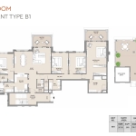 Lamtara 4 bedroom apartment floor plan 5
