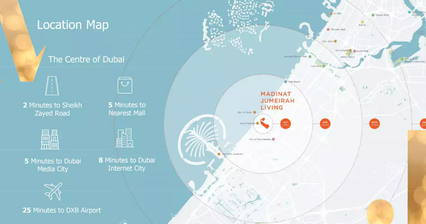 Lamtara at Madinat Jumeirah Living Location Map
