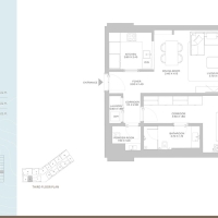 Nakheel Rixos 1 Bedroom Apartment Floor Plan 3