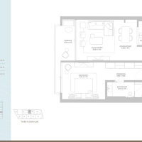 Nakheel Rixos 1 Bedroom Apartment Floor Plan 4