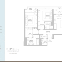 Nakheel Rixos 2 Bedroom Apartment Floor Plan