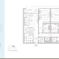 Nakheel Rixos 3 Bedroom Apartment Floor Plan 10