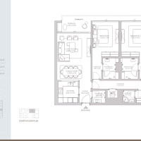 Nakheel Rixos 3 Bedroom Apartment Floor Plan 8