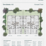 4 Bedroom Jebel Ali Village Townhouse Floor Plan