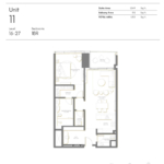 Palm Beach Towers 1 Bedroom Apartment Floor Plan 4