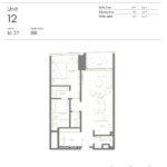 Palm Beach Towers 1 Bedroom Apartment Floor Plan 5