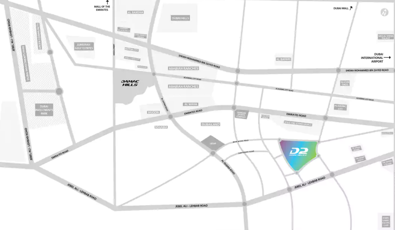 The Farmhouses Location Map