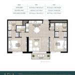Aria Town Square 2 Bedroom Apartment Floor Plan