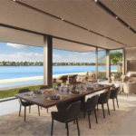 Dining area at The Beach Collection villas