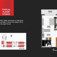 Jewelz Apartements Studio Floor Plans
