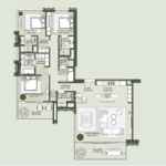3 Bedroom Type B Central Park Plaza at City Walk by Meraas