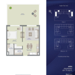 Pearlz Apartments by Danube 1BR-T1 floor plan